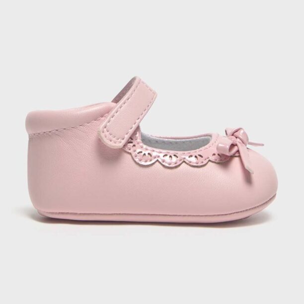 Mayoral Newborn pantofi pentru bebelusi culoarea roz