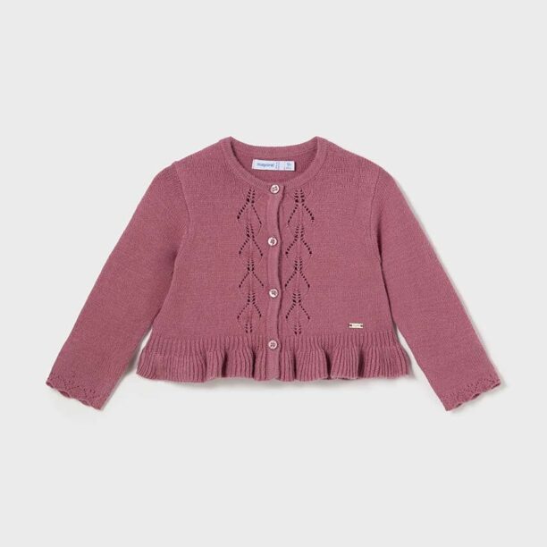 Mayoral cardigan bebe culoarea roz