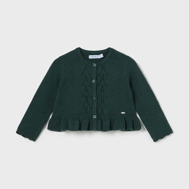 Mayoral cardigan bebe culoarea verde