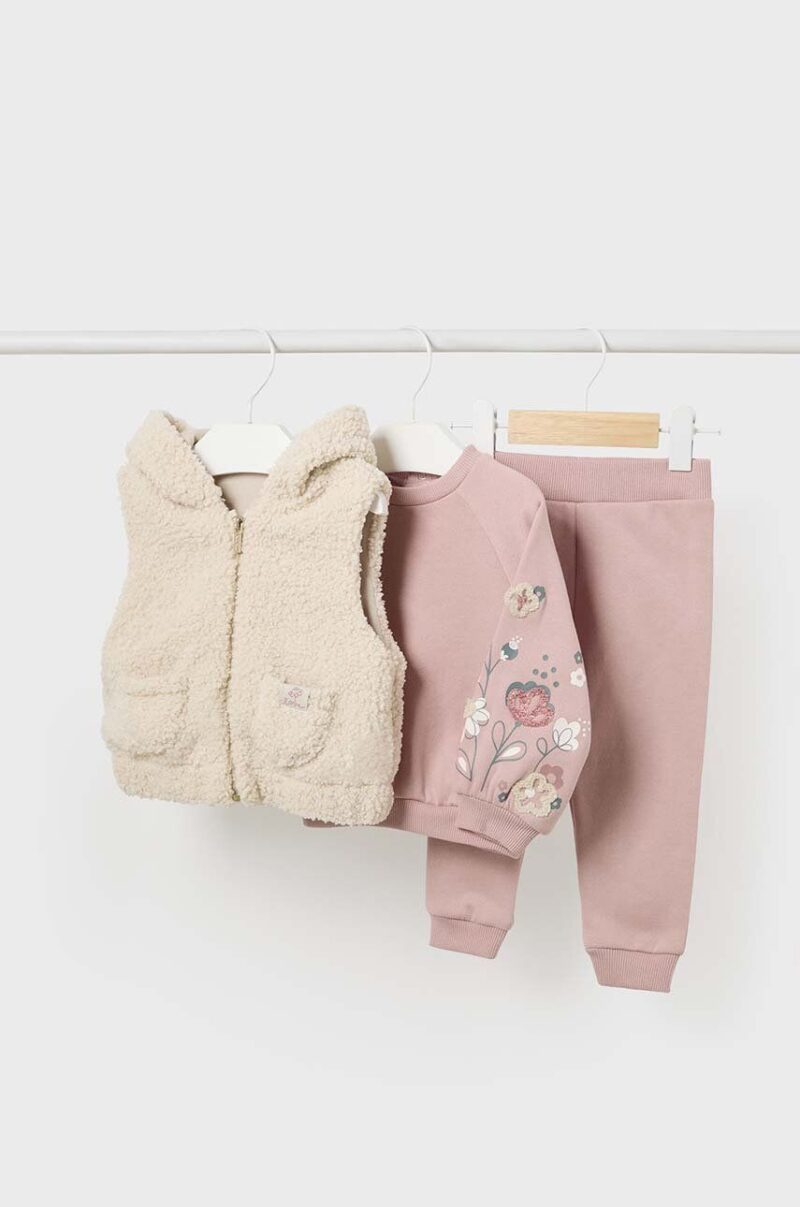 Mayoral compleu bebe culoarea roz