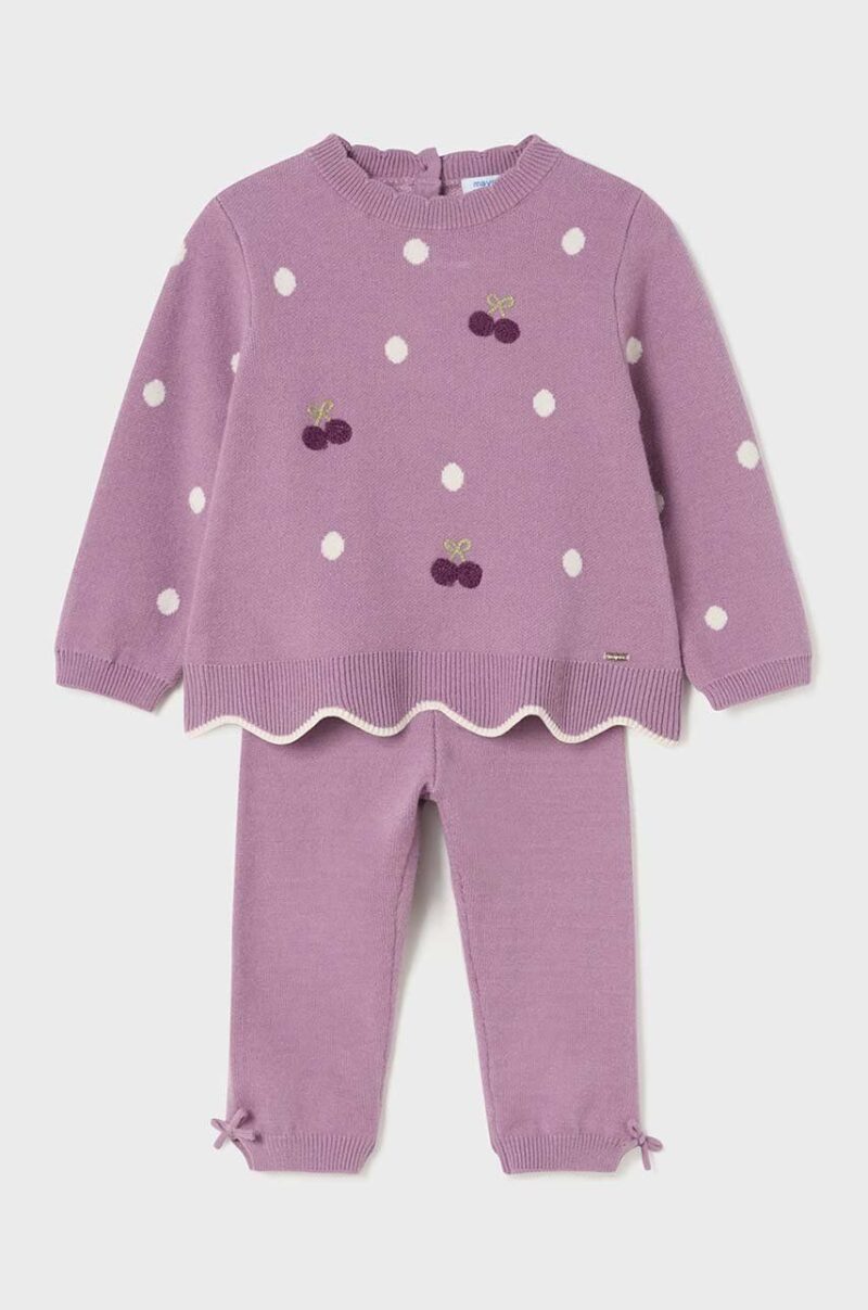 Mayoral compleu bebe culoarea violet