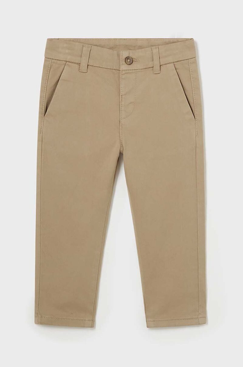 Mayoral pantaloni bebe culoarea bej