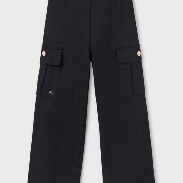 Mayoral pantaloni copii culoarea negru