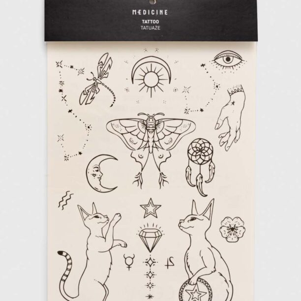 Medicine tatuaje temporare 2-pack