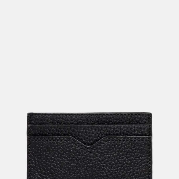 Michael Kors carcasa din piele culoarea negru