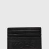 Michael Kors carcasa din piele culoarea negru