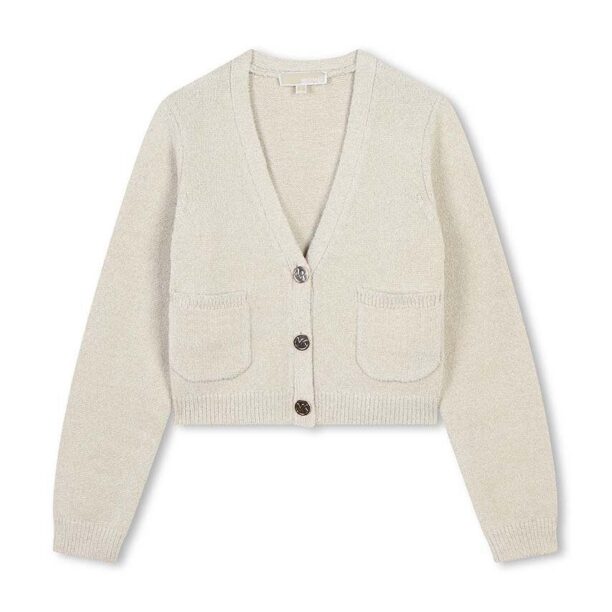 Michael Kors cardigan copii culoarea bej