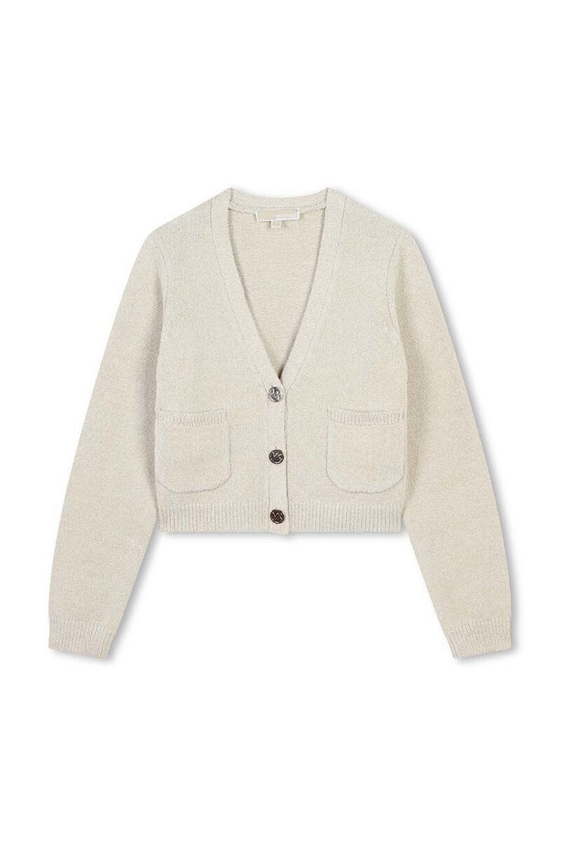 Michael Kors cardigan copii culoarea bej