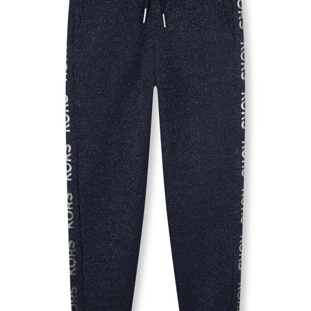 Michael Kors pantaloni de trening pentru copii culoarea albastru marin