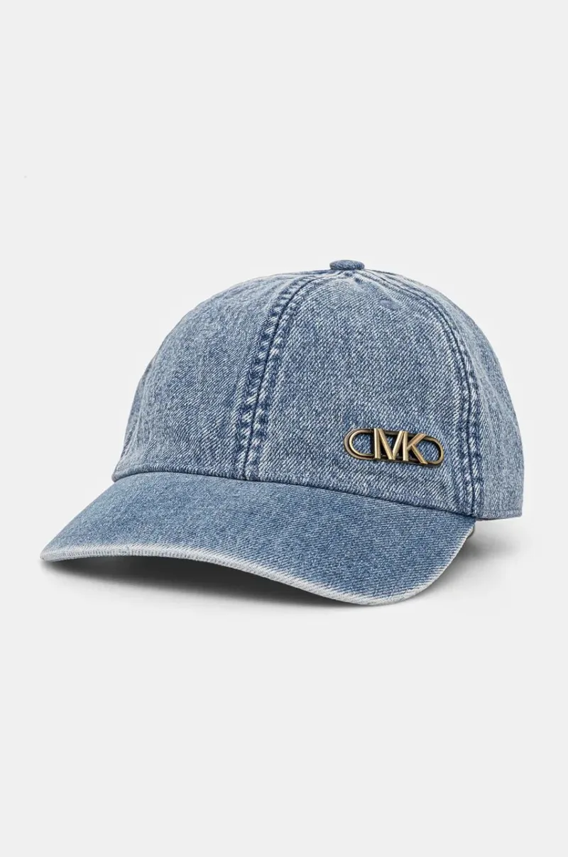 Michael Kors șapcă de baseball din denim neted