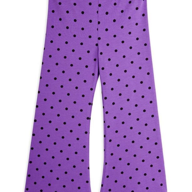 Mini Rodini pantaloni copii culoarea violet