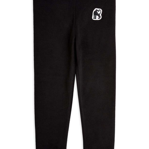 Mini Rodini pantaloni de trening pentru copii culoarea negru