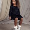 Mini Rodini rochie fete culoarea negru