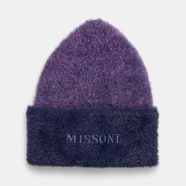 Missoni caciula culoarea violet