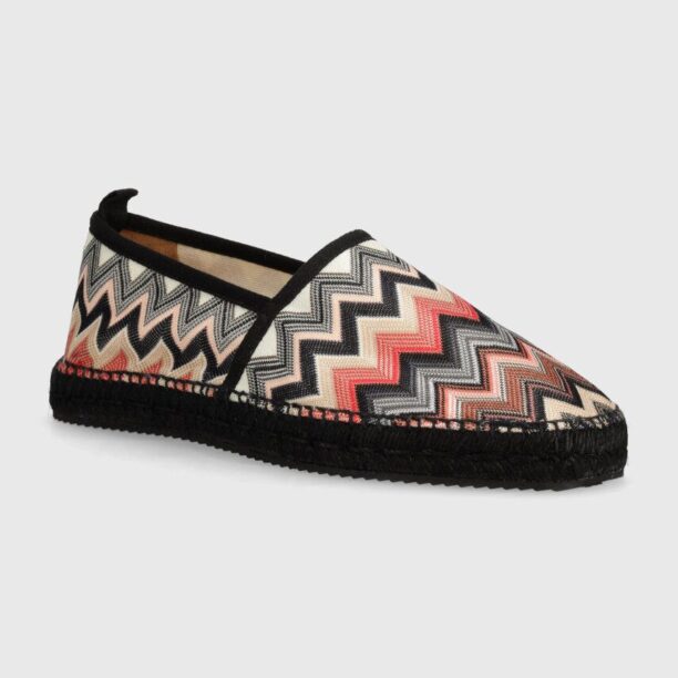 Missoni espadrile Corfu culoarea negru