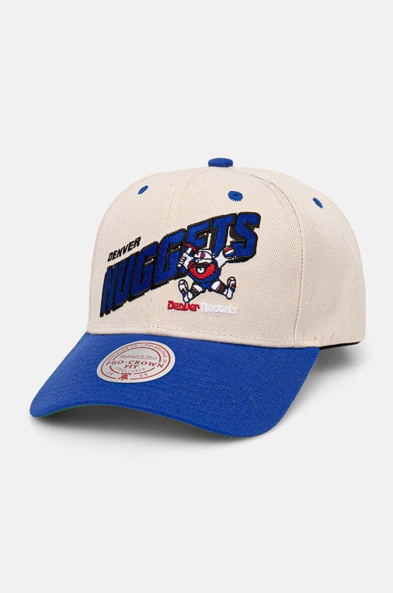 Mitchell&Ness sapca Denver Nuggets culoarea bej