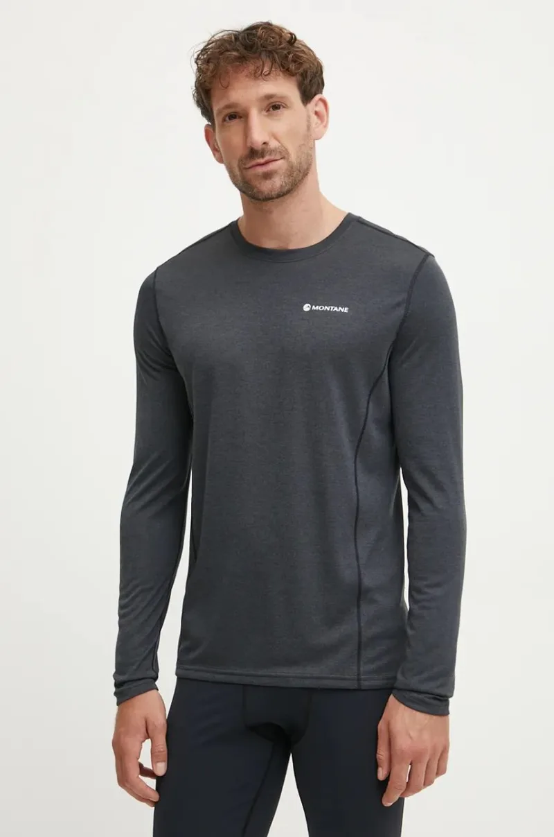 Montane longsleeve funcțional Dart culoarea negru