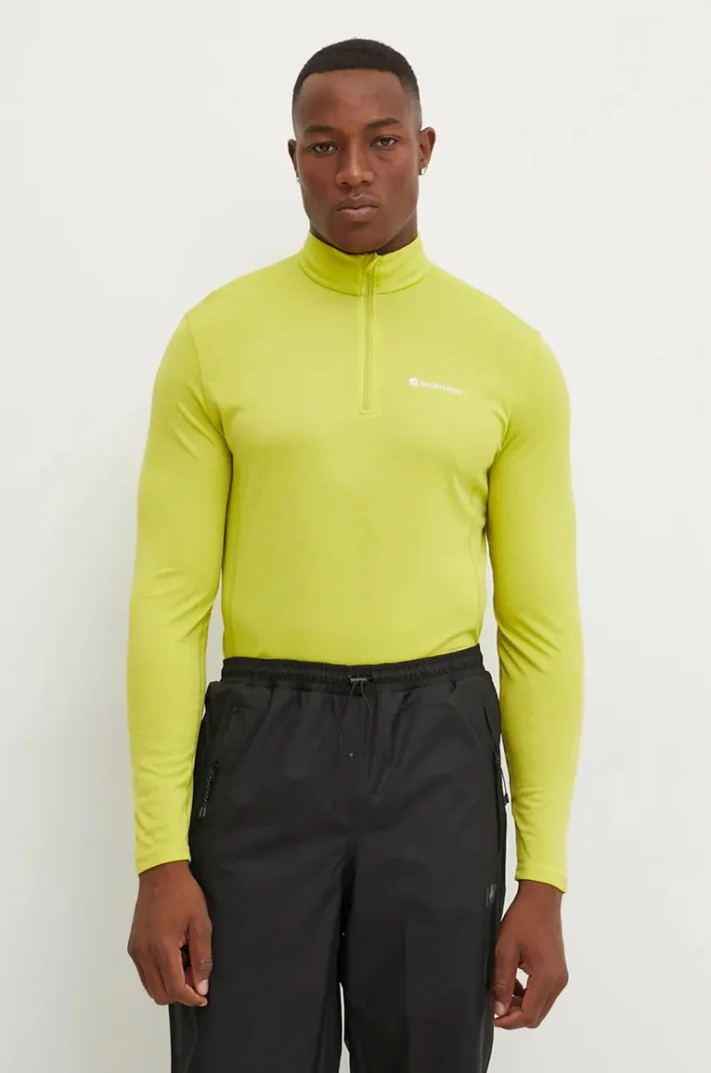 Montane longsleeve funcțional Dart culoarea verde