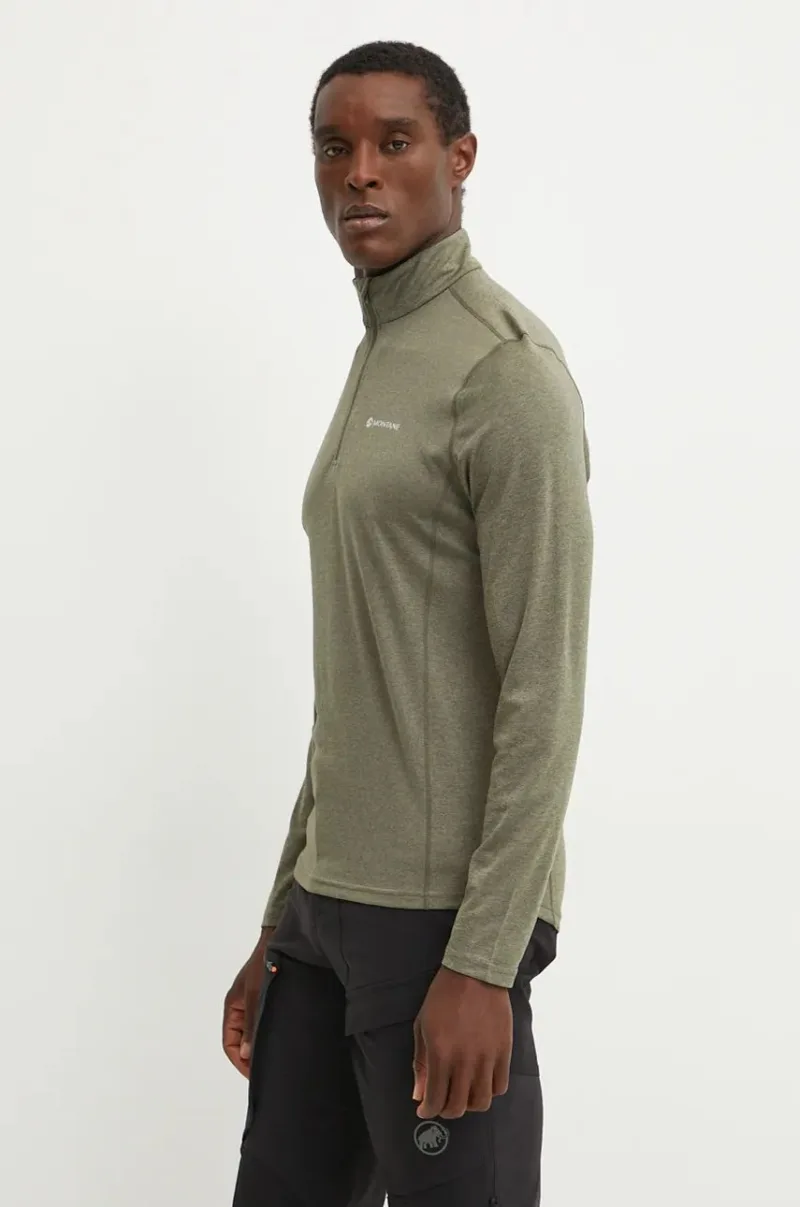 Montane longsleeve funcțional Dart culoarea verde