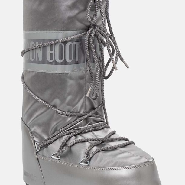 Moon Boot cizme de iarna MB ICON GLANCE culoarea argintiu