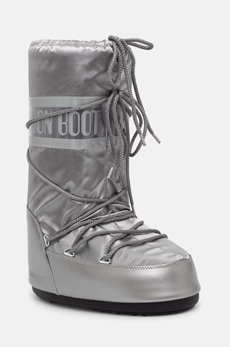 Moon Boot cizme de iarna MB ICON GLANCE culoarea argintiu