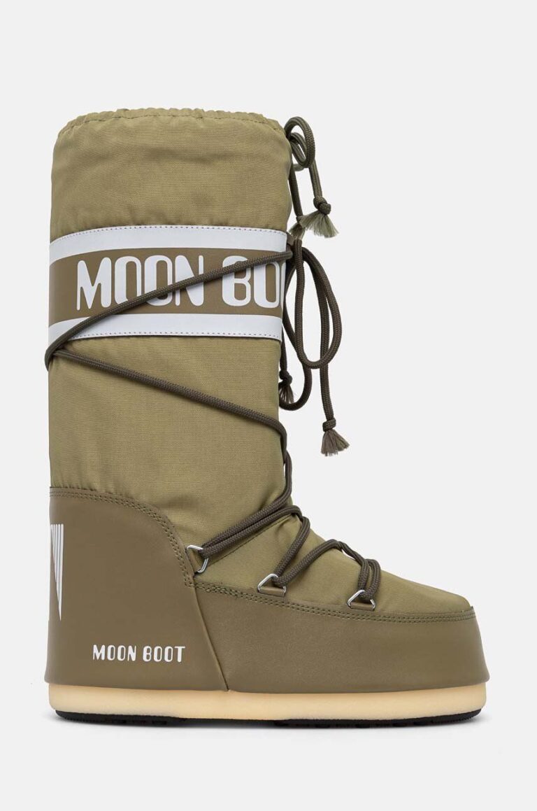 Moon Boot cizme de iarna MB ICON NYLON culoarea verde