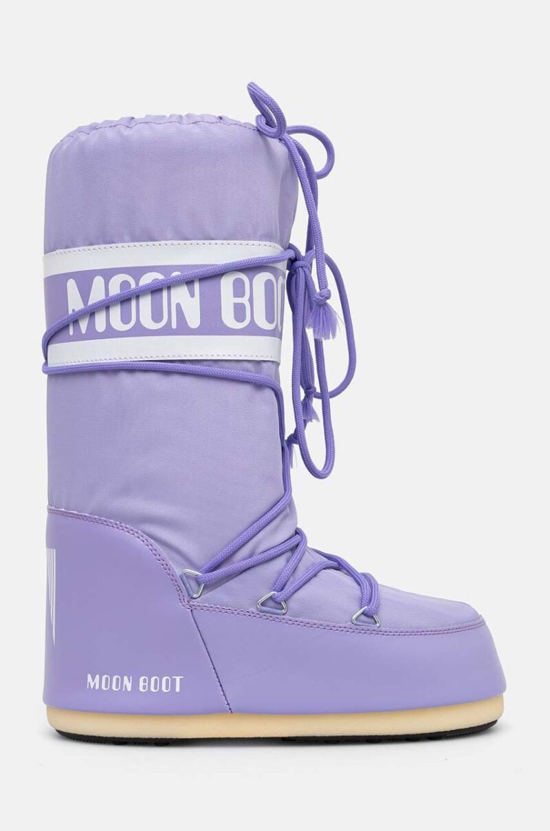 Moon Boot cizme de iarna MB ICON NYLON culoarea violet