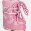 Moon Boot cizme de iarna copii ICON MINI NYLON culoarea roz