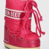 Moon Boot cizme de iarna copii ICON NYLON culoarea roz