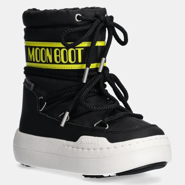 Moon Boot cizme de iarna copii JR PARK BOOT culoarea negru