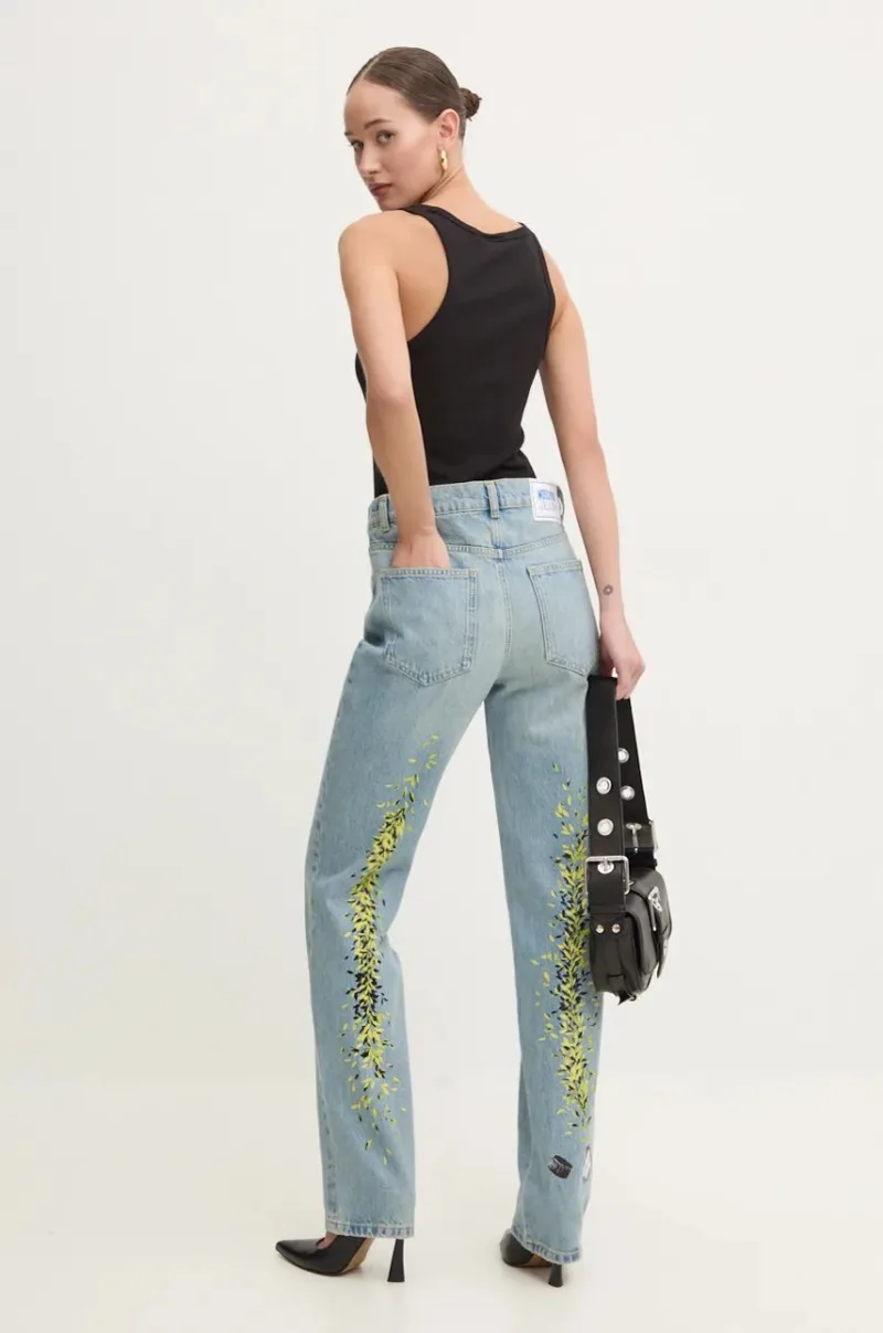 Moschino Jeans jeansi femei high waist