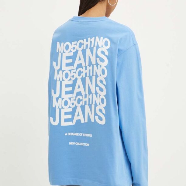 Moschino Jeans longsleeve din bumbac 1205.8234