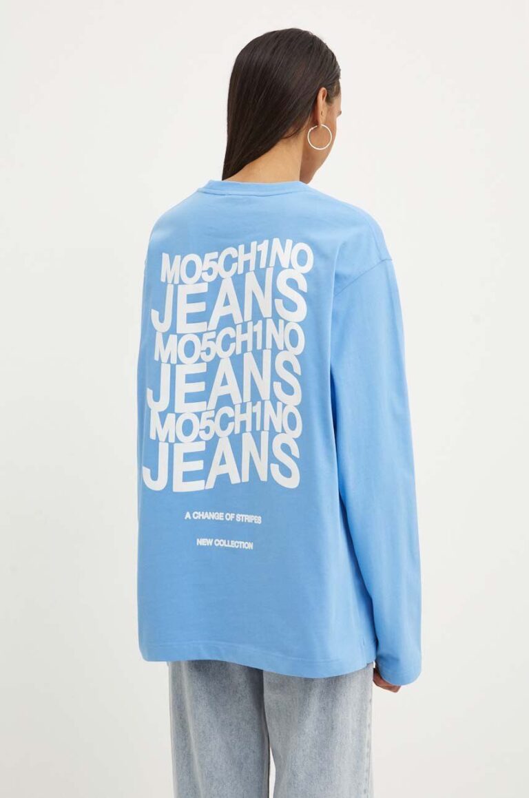 Moschino Jeans longsleeve din bumbac 1205.8234