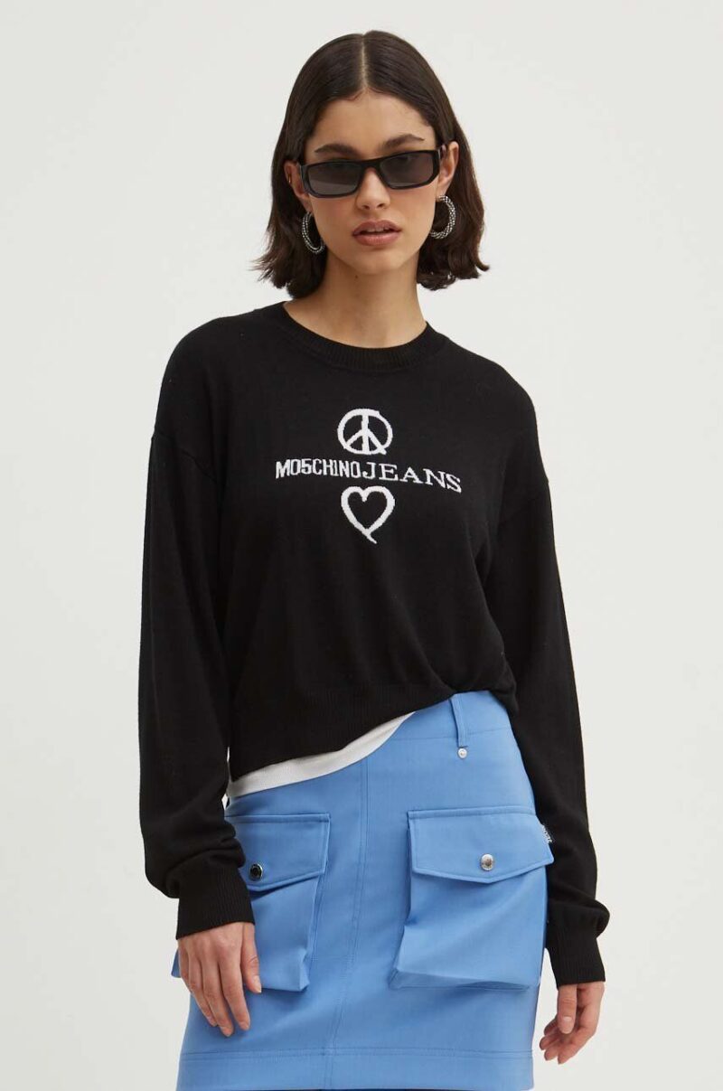 Moschino Jeans pulover de lana femei