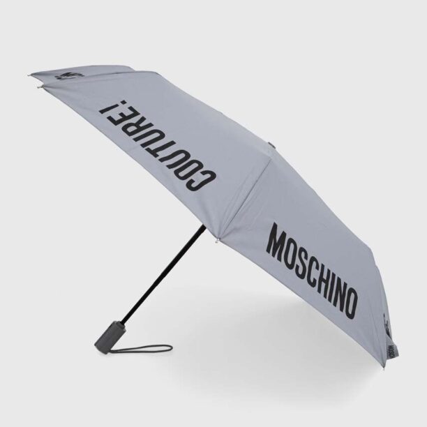 Moschino umbrela culoarea gri