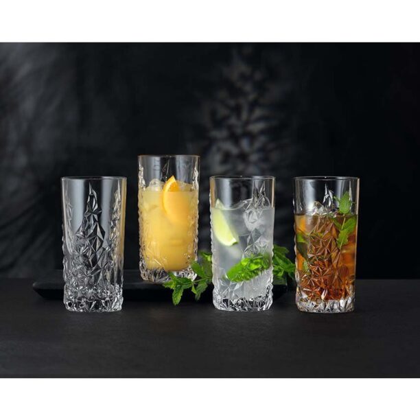 Nachtmann set de pahare pentru bauturi Sculpture Longdrink 420 ml 4-pack preţ