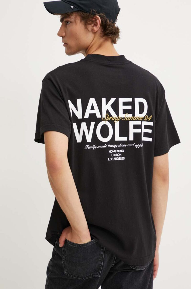 Naked Wolfe tricou din bumbac barbati