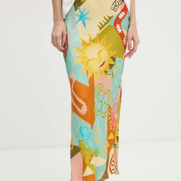 Never Fully Dressed fusta Multi Sundazed Summer Dorris Skirt maxi