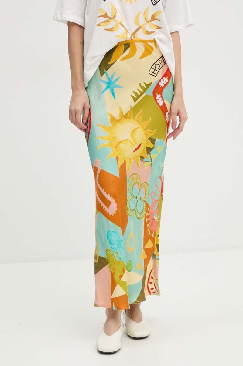 Never Fully Dressed fusta Multi Sundazed Summer Dorris Skirt maxi