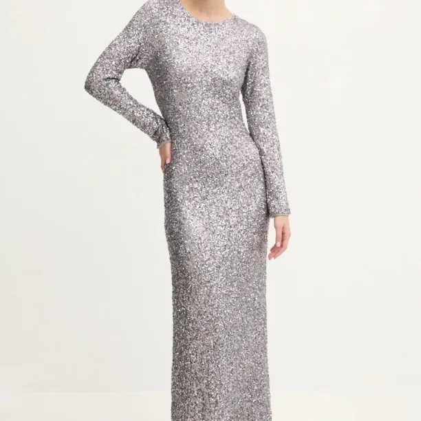 Never Fully Dressed rochie Soho culoarea argintiu