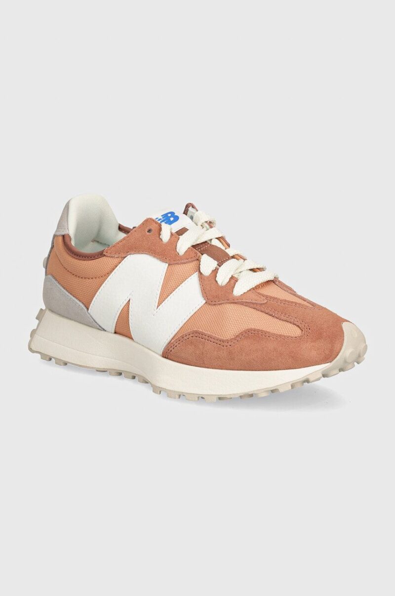 New Balance sneakers 327 culoarea portocaliu