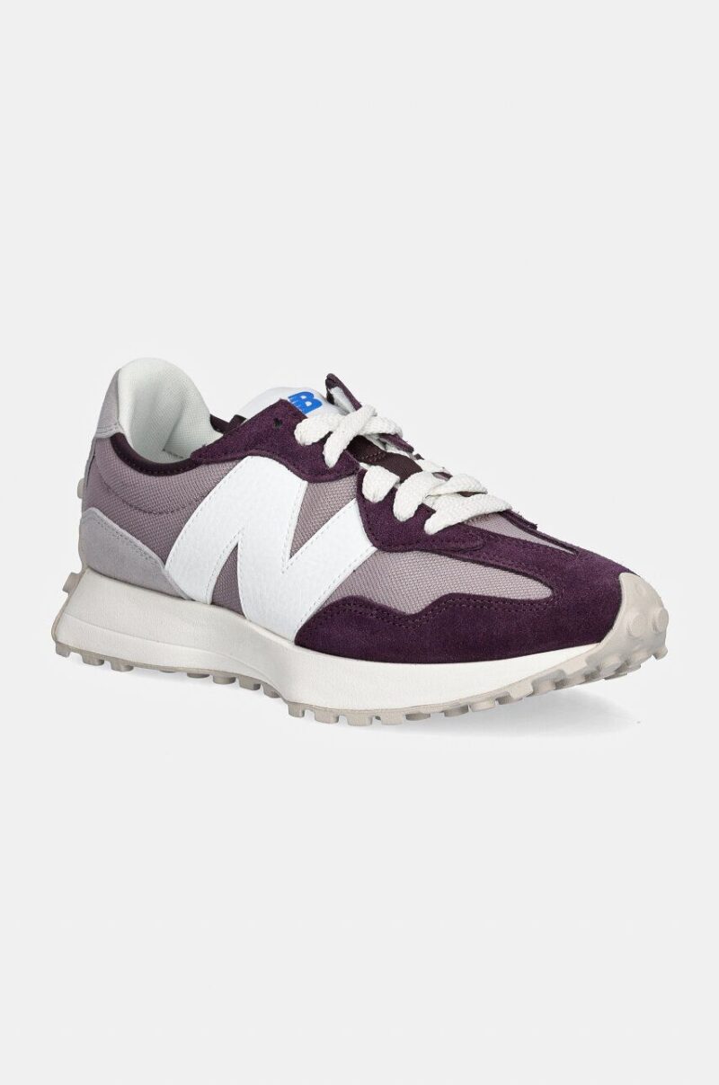 New Balance sneakers 327 culoarea violet