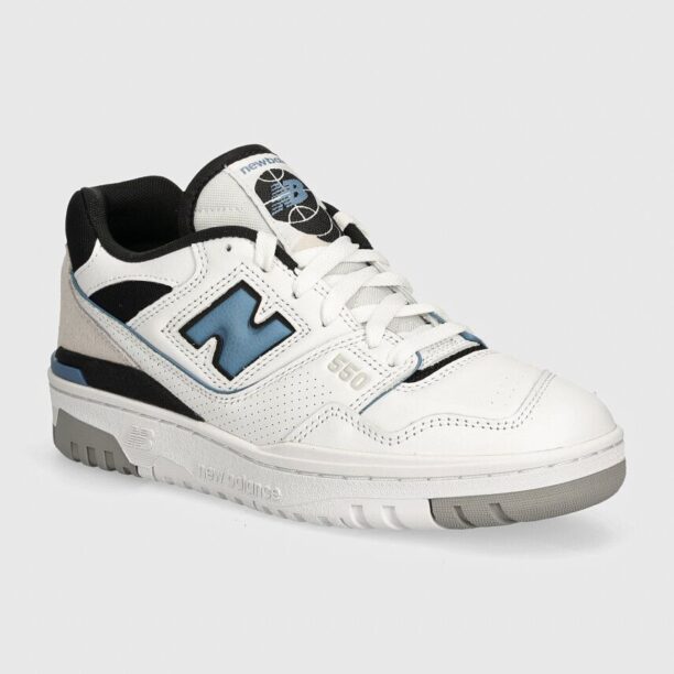 New Balance sneakers 550 culoarea alb