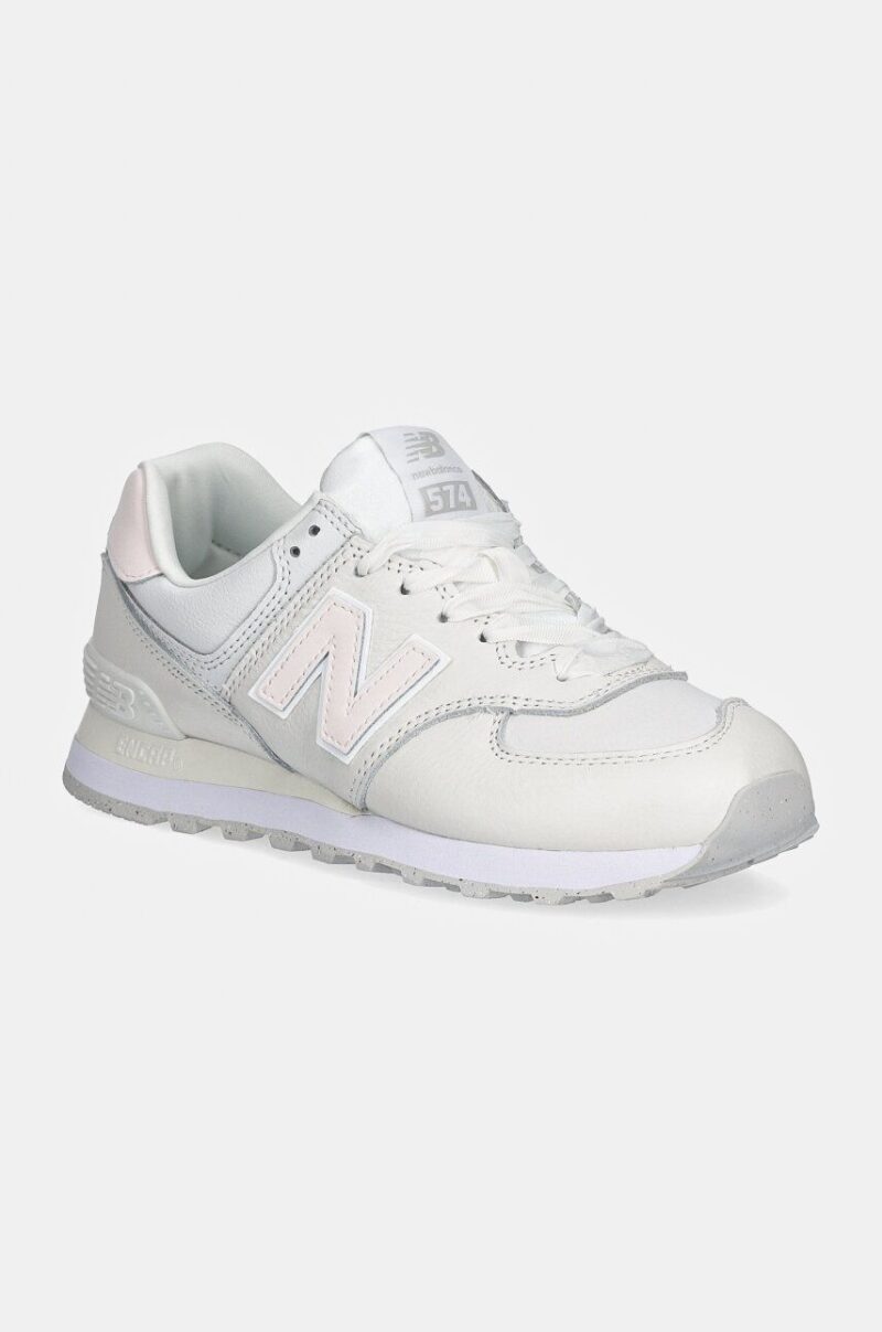 New Balance sneakers 574 culoarea alb