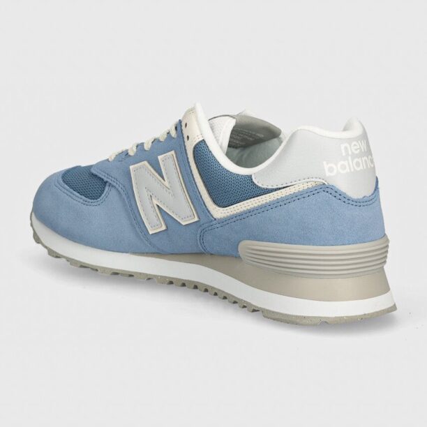 New Balance sneakers din piele intoarsă 574 U574ESE preţ