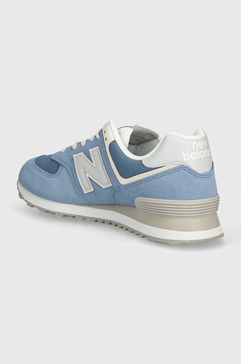 New Balance sneakers din piele intoarsă 574 U574ESE preţ