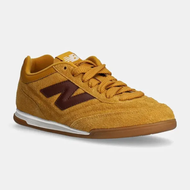 New Balance sneakers din piele intoarsă RC42 culoarea galben