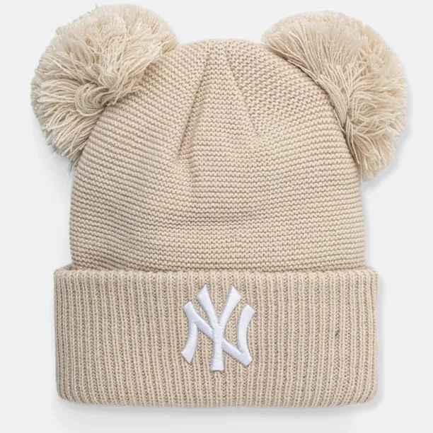 New Era caciula NEW YORK YANKEES culoarea bej