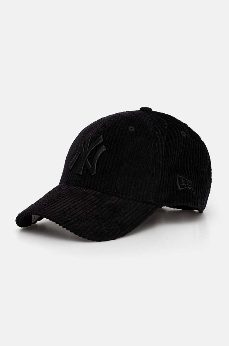 New Era șapcă de baseball din bumbac NEW YORK YANKEES culoarea negru