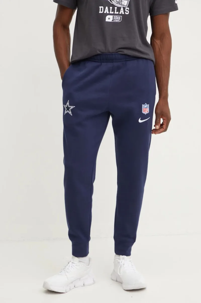 Nike pantaloni de trening Dallas Cowboys culoarea albastru marin